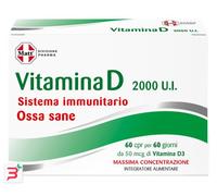 Matt, Vitamina D 2000 U.I., Integratore Alimentare, 60 Compresse | Ideale per le Difese Immunitarie, Contribuisce al Mantenimento di Ossa e Denti Sani