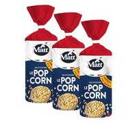Matt, Pop Corn Bio, Gallette di Mais Integrale, Snack Croccante e Gustoso Ideale in Qualsiasi Momento della Giornata, Gallette Senza Lievito e Senza Glutine, Ricche di Fibre, Confezione da 300g