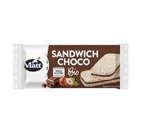 Matt, Sandwich Choco Bio, Barretta di Riso Integrale, Ripiena di Crema al Cioccolato, Senza Glutine, Senza Uova, Senza Olio di Palma, Senza Lievito, Snack Dolce Sano e Goloso, 20 g