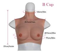 Matt Silicone Breastforms falsi tette pettorale per Cosplay Crossdresser