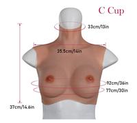 Matt Silicone Breastforms falsi tette pettorale per Cosplay Crossdresser