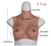 Matt Silicone Breastforms falsi tette pettorale per Cosplay Crossdresser