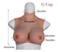 Matt Silicone Breastforms falsi tette pettorale per Cosplay Crossdresser