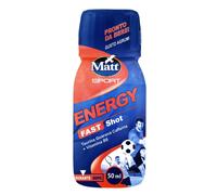 Matt Sport - NRG Fast Shot Energetico gusto Agrumi, 50ml