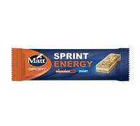 Matt, Sprint Energy Yogurt Barretta Energetica, 35 g | 2 Strati di Cereali e Morbido Ripieno, Ideale Prima e Durante L'Attività Sportiva, Barretta per Sportivi