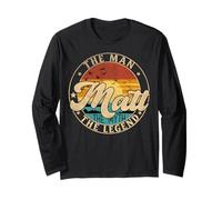 MATT The Man The Myth The Legend First Name Maglia a Manica
