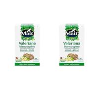 Matt, Valeriana Biancospino Sonno e Relax, Integratore Alimentare Utile per Favorire il Rilassamento e il Sonno, Migliora la Qualità del Sonno, Confezione con 40 Compresse, 28 g (Confezione da 2)