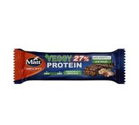 Matt, Veggy Protein, Barretta Proteica 100% Vegetale, Ricca di Fibre e Proteine Vegetali, a Basso Contenuto di Zuccheri, con Cioccolato Fondente, Ideale per uno Snack Dolce Sano e Gustoso, 50 g