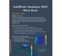 Matt Weber Gaurav Verma SolidWorks Simulation 2025 Black Book (Tascabile)