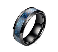 Mattarello Anelli Di Spessore Modello Coppia Acciaio Combinazione Anello Acciaio Titanio Acciaio Anello Anello Lega Moda Anelli Misura Anello per Gli Uomini (C11, 11号)