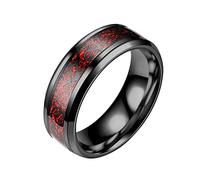 Mattarello Anelli Di Spessore Modello Coppia Acciaio Combinazione Anello Acciaio Titanio Acciaio Anello Anello Lega Moda Anelli Misura Anello per Gli Uomini (F11, 11号)