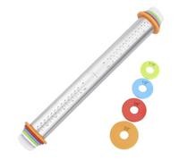 Mattarello con distanziatore, in acciaio inox