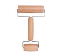 Mattarello ergonomico in legno resistente per pizza fatta in casa, biscotti, pasticcini e gnocchi, rullo multiuso