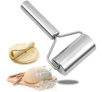 Mattarello in Acciaio Inox,Piccolo Mattarello Antiruggine,Mini Rullo per Pizza Perfetto Accessorio da Forno Antiaderente Mattarelli Rullo per Fondente,Torte,Pasta e Pasta Frolla