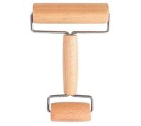 Mattarello in legno a forma di T 2 in 1, rullo per pizza da cucina