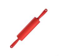 Mattarello in silicone Non, rullo grande per farina da 50,8 cm, per cuocere impasti e pizza, per una facile pulizia, strumento da cucina per cuochi domestici, rosso (30,5 cm)