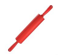 Mattarello in silicone Non, rullo grande per farina da 50,8 cm, per cuocere impasti e pizza, per una facile pulizia, strumento da cucina per cuochi domestici, rosso (45,7 cm)