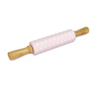 Mattarello Isabelle Rose in legno e silicone antiaderente Shabby chic pois 5165