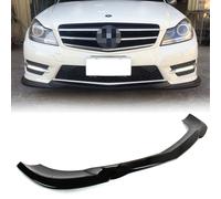 Matte Black Fit FOR Mercedes Benz W204 C LCI Bumper Lip Spolier G Type C350 2013