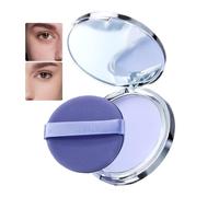 Matte Face Pressed Cream, Oil Control Cosmetics, 10g Breathable Waterproof Fixing Cream, Long-lasting Makeup Holding Cream for Light, Medium & Tan Skin Tones, Matte Finish Makeup Setting Powder