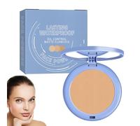 Matte Perfection Pressed Powder, Lightweight Summer Oil Control Setting Powder, Waterproof, Brush Long Lasting, Matte Finish Natural Colour, Skin Care, Cover blemishes, Facial Cosmetics