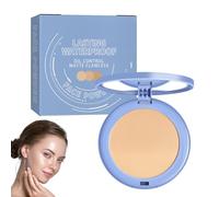 Matte Perfection Pressed Powder, Lightweight Summer Oil Control Setting Powder, Waterproof, Brush Long Lasting, Matte Finish Natural Colour, Skin Care, Cover blemishes, Facial Cosmetics
