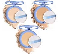 Matte Perfection Pressed Powder, Pressed Powder, Oil Control Face Pressed Powder, Matte Smooth Setting Powder Makeup (3Pcs Mixed)