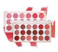 Matte Red Lipstick, Rossetto Pallet, 18-color Lip Gloss, Felpe Rossetto, Portatile Lip Pallet, Matte Lip Cream, Long-Lasting Lipstick, Rossetto Set, Red Rossetto Palette for Girls