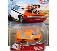Mattel 1:55 Auto 2025 - Set di 1 bastoncini da neve per auto, cambia colore, per bagno, rifugiato, rosso