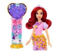 Mattel Bambola Ariel Jewel Reveal, 9 accessori a sorpresa, portagioie cuore, 3+ anni