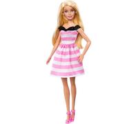 Mattel Barbie 65. Jubiläumspuppe Bionda Bianco-Rosa Vestito Sammleredition