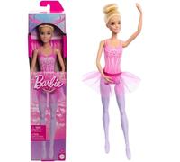 BARBIE BALLERINA BASE, BAMBOLA SNODATA CON TUTù E CHIGNON