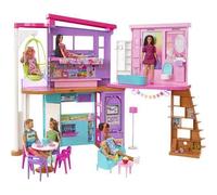 MATTEL BARBIE CASA DI MALIBU PLAY SET CON 2 PIANI 6 STANZE ASCENSORE E ACCESSORI