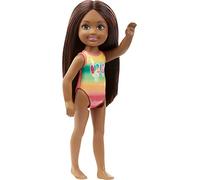 Mattel Barbie Chelsea Club Bambola Spiaggia con Costume GVH56