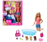 Mattel Barbie Con Cuccioli L'Ora Del Bagnetto Gdj37