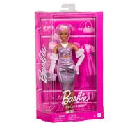 Mattel Barbie Deluxe Style - bambola alla moda rosa nel vestito
