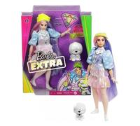 Barbie Extra Doll #2 in Shimmery Look with Pet Puppy