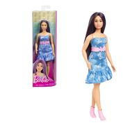 Mattel - Barbie Fashionistas FBR37 - Abito Denim Con Farfalle HYT89
