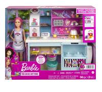 Barbie Pasticceria - Playset con Bambola e Postazione da Pasticceria - Bambola da 30 cm - Oltre 20 Accessori per Dolci - Regalo per Bambini da 3+ Anni
