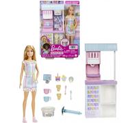 Mattel Barbie Playset Gelateria con Macchina per Gelato - 2 Tipi di Pasta Modell