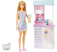 Mattel Barbie Playset Gelateria con Macchina per Gelato - 2 Tipi di Pasta Modell