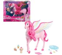 Mattel Barbie Unicorno Rosa Pegasus Tocco Magico Hlc40