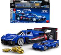 Mattel Brick Shop Hot Wheels - Cadillac Project GTP Hypercar Serie Speed, set da costruire con 236 pezzi, dettagli realistici e adesivi per personalizzare l'auto, 10+ anni, JFR89