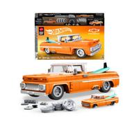 Mattel Brick Shop Hot Wheels Serie Elite set da costruire, Custom ’62 Chevy Pickup, 858 pezzi, adesivi per personalizzare l'auto, per collezionisti adulti e bambini dai 10 anni in su, JFT20