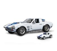 Mattel Brick Shop Hot Wheels Elite Series Building Set 1/16 Corvette Grand Sport