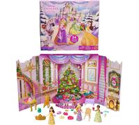 MATTEL Calendario dell'Avvento delle Principesse, Mini Bambole - 1 set