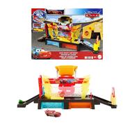 Mattel JBM70 Disney Pixar CARS Autolavaggio Corsa Cambia Colore con rampa, vasc
