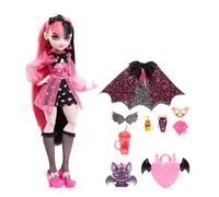 Mattel - Core Doll Bambola Monster High Con Abiti, Cuccioli E Accessori HPD53, Dracula HHK51