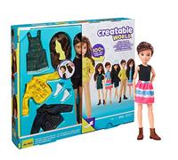 Mattel- Creatable World Deluxe Kit, Personaggio Personalizzabile con Accessori, +100 Combinazioni, Giocattolo per Bambini 6+ Anni, GKV46