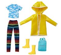 Mattel- Creatable World Rainy Day Style Pack, Kit 5 Vestiti da Pioggia e Accessori, Giocattolo per Bambini 6+ Anni, GKV37